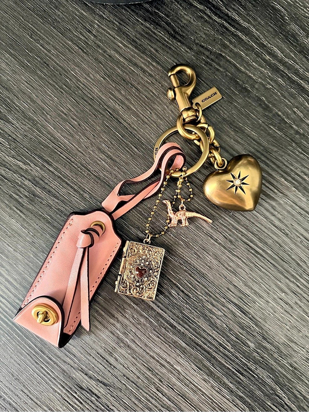 Remade Coach Cluster Charm